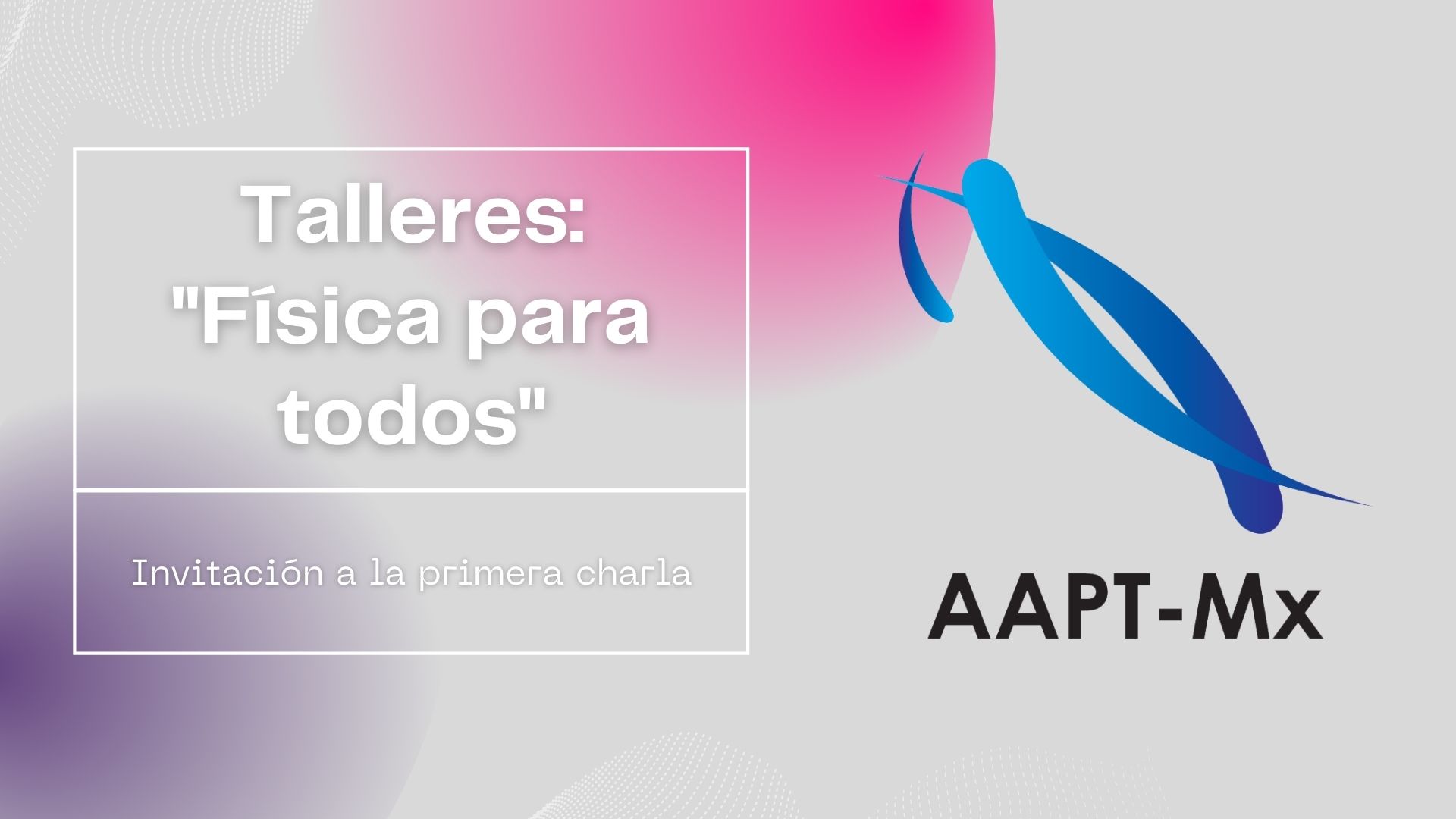 Invitación a la primera charla