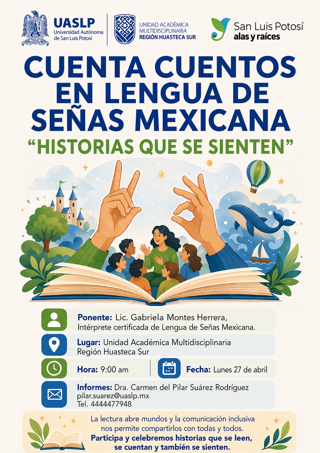 CUENTA CUENTOS EN LENGUA DE SEÑAS MEXICANA