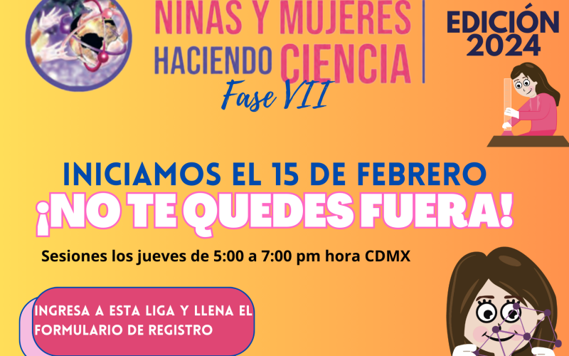 FALTA 1 DIA | ~ NIÑAS Y MUJERES HACIENDO CIENCIA Fase VII