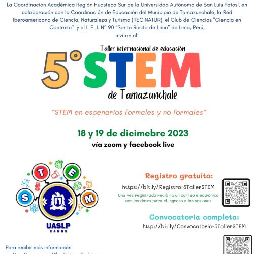 Taller internacional de educación: «STEM en escenarios formales y no formales»