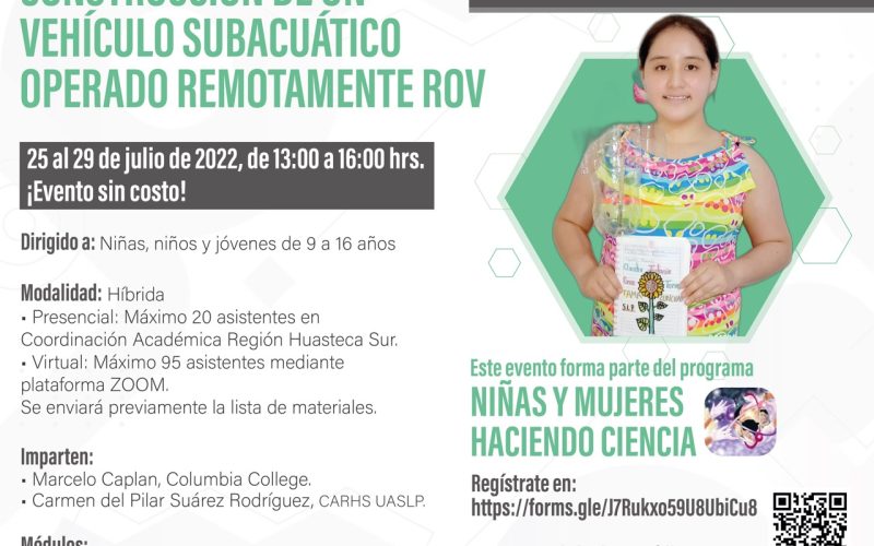 TALLER CONSTRUCCIÓN DE UN VEHÍCULO SUBACUÁTICO OPERADO REMOTAMENTE ROV