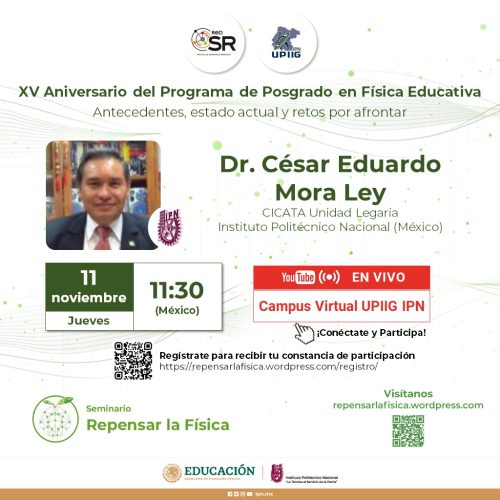 XV Aniversario del Programa de Posgrado en Física Educativa