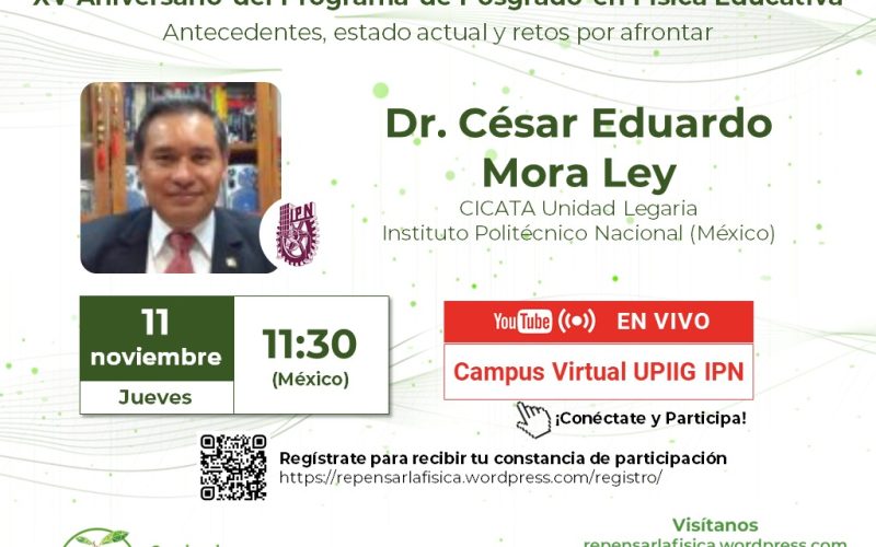 XV Aniversario del Programa de Posgrado en Física Educativa